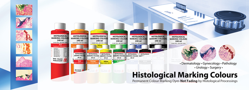 Histological marking colours